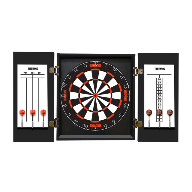 IMPERIAL INTERNATIONAL IMP  624-1020 Imperial NFL Fans Choice Dartboard Set, Cleveland Browns