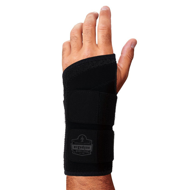 ERGODYNE CORPORATION 70149 Ergodyne ProFlex 4015 Wrist Brace Support, Double Strap, M-Left, Black ERGODYNE CORPORATION 70149 Ergodyne ProFlex 4015 Wrist Brace Support, Double Strap, M-Left, Black