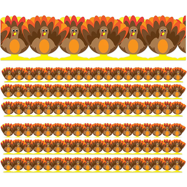 Help students feel welcomed in the classroom with these Hygloss Borders. These borders can be mixed and matched to make fun and unique designs that help inspire your students.  Help create a welcoming atmosphere in your classroom.  Can be mixed and matched with other borders for unique designs.  Each pack contains 12 borders for a total of 72 borders.