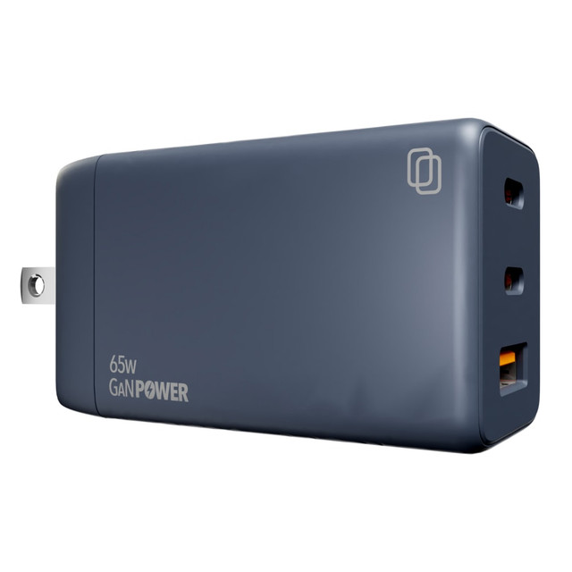 CELLHELMET PB-221  3-Port 65-Watt USB-C And USB-A GaN Wall Charger, Gray CELLHELMET PB-221  3-Port 65-Watt USB-C And USB-A GaN Wall Charger, Gray
