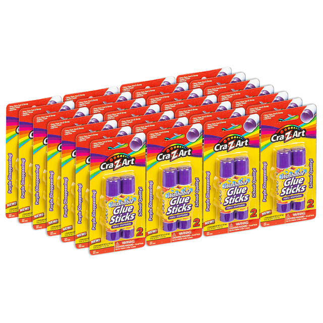 LAROSE INDUSTRIES LLC 11320WM-28 Cra-Z-Art Color Fade Glue Stick, 28pks of 2