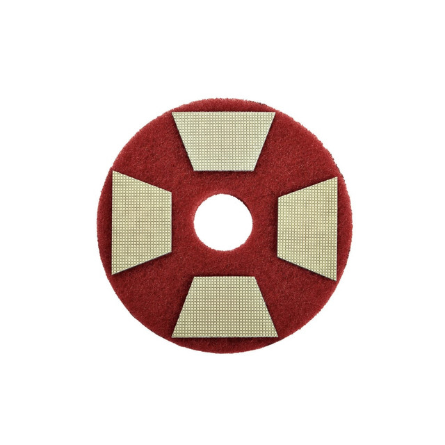 3M CO 86020 3M Trizact Diamond TZ Abrasive Pads, Blue, Pack Of 4
