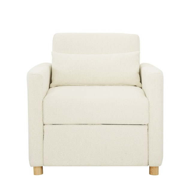 LIFESTYLE SOLUTIONS INC. 111A007IVO Serta Isla Convertible Chair, Ivory LIFESTYLE SOLUTIONS INC. 111A007IVO Serta Isla Convertible Chair, Ivory