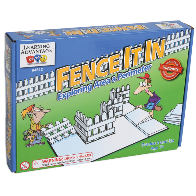 LEARNING ADVANTAGE WCA4612  Fence It In Exploring Area And Perimeter Game, Grades 2-6