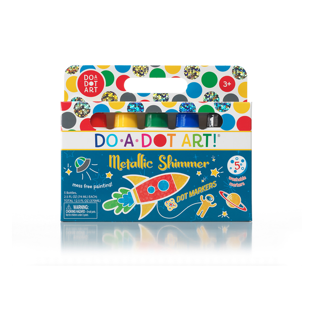 TRIQUEST INC. DAD204 Do-A-Dot Art! Dot Markers, Broad Tip, Metallic Shimmer, Pack Of 5 Markers TRIQUEST INC. DAD204 Do-A-Dot Art! Dot Markers, Broad Tip, Metallic Shimmer, Pack Of 5 Markers