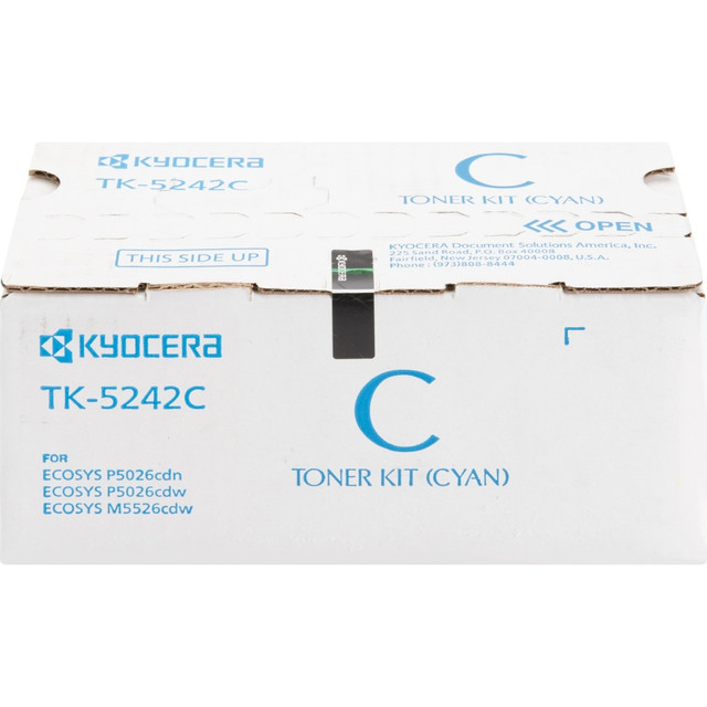 KYOCERA TK-5242C  TK 5242C - Cyan - original - toner cartridge - for ECOSYS M5526cdn, M5526cdw, P5026cdn, P5026cdw