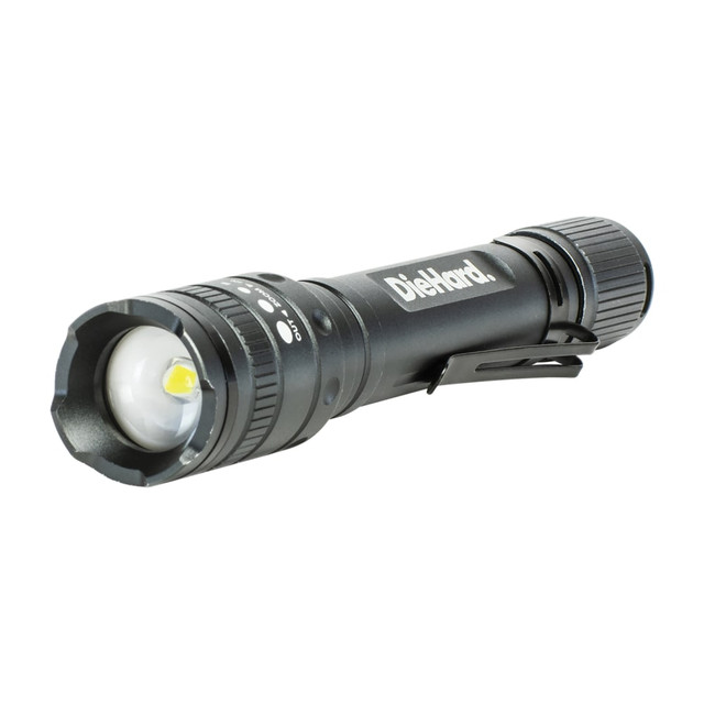 DORCY INTERNATIONAL INC. 41-6647 DieHard 270-Lumen Aluminum Twist-Focus Flashlight, 5-3/4in x 1in, Gray