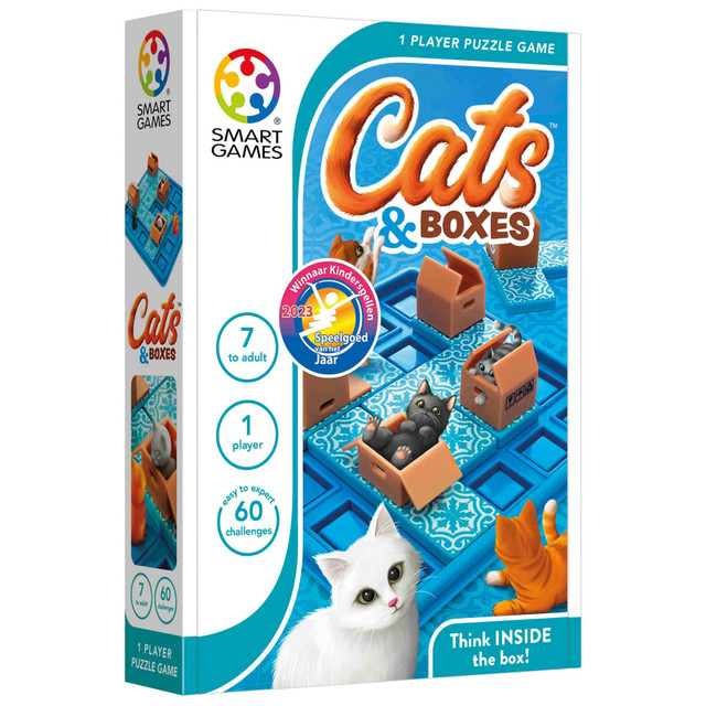 SMART TOYS AND GAMES, INC. SG-450US SmartGames Cats & Boxes Puzzle Game