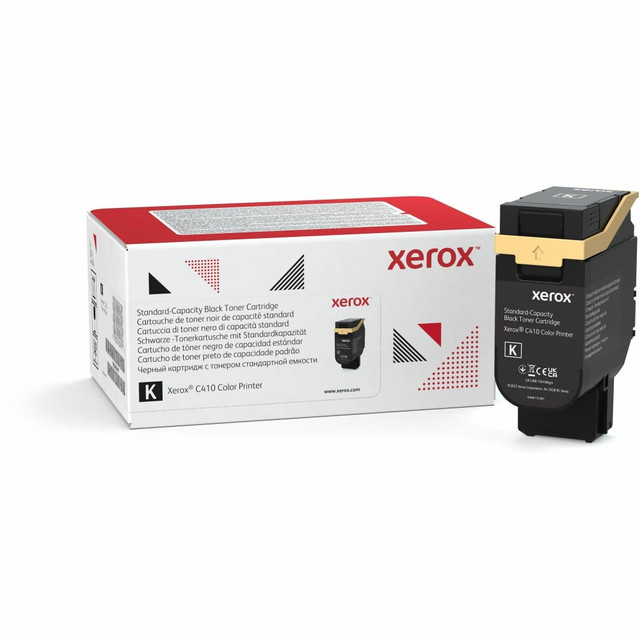 XEROX CORPORATION 006R04677 Xerox Genuine Xerox C410 Color Printer, VersaLink C415 Color Multifunction Printer Black Standard capacity Toner Cartridge (2400 Pages) - 006R04677 - 2400 Pages