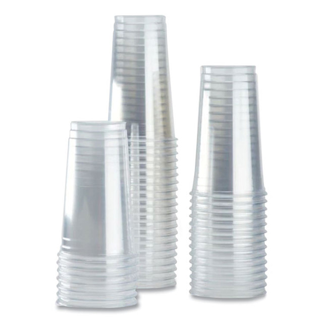 KARAT BY LOLLICUP CKC32 PET Plastic Cups, 32 oz, Clear, 300/Carton