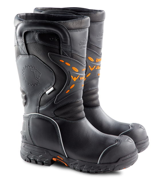 LION Essentials 804-6389-11.5W KnockDown Elite - 14"" Leather Boot