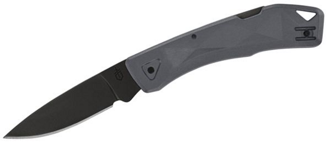 Gerber Gear 1074512 Gerber LST Ultra Lockback Folding Knife 2.7"" Black Drop Point Blade, Gray GFN Handles - 1074512 Gerber Gear 1074512 Gerber LST Ultra Lockback Folding Knife 2.7"" Black Drop Point Blade, Gray GFN Handles - 1074512