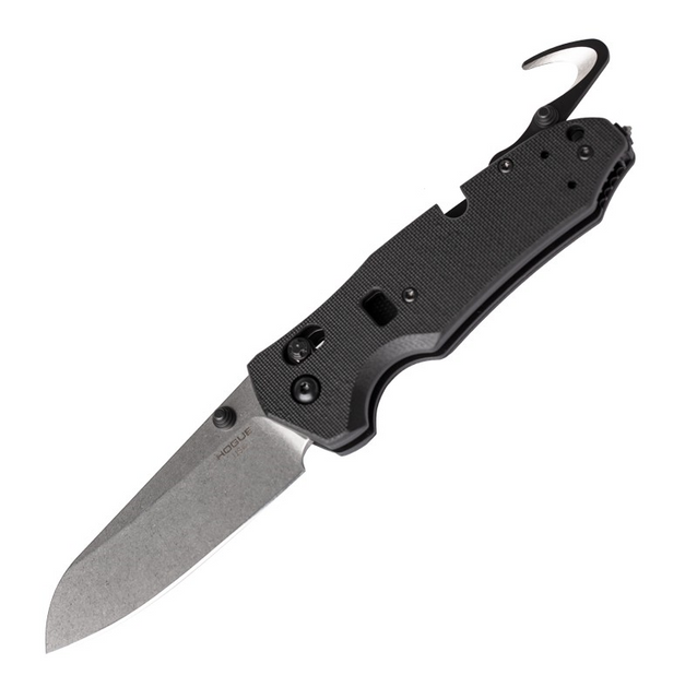Hogue 34776 Trauma 3.5 Fld SF Tmb G10 Sld Blk