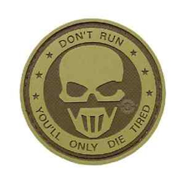 TRU-SPEC 6784000 Don't Run - Ghost Morale Patch (6 PACK)