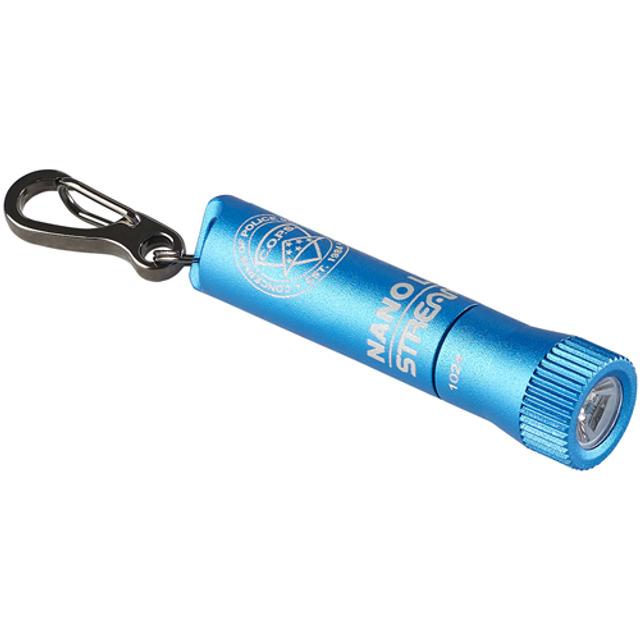 Streamlight 73021 C.O.P.S. Blue Nano Light II Miniature Keychain Flashlight