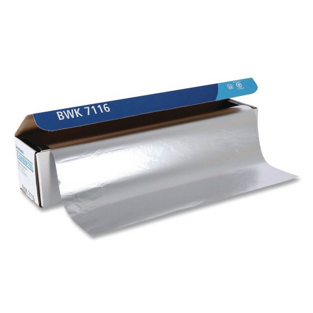 BOARDWALK 7114 Standard Aluminum Foil Roll, 63 Gauge, 18" x 500 ft