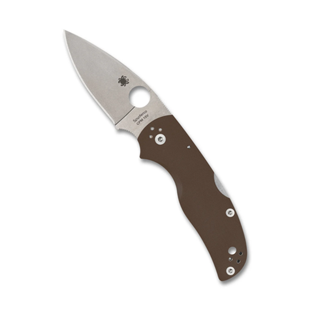 Spyderco C41GPBN15V5 Native 5 Brown G-10 CPM 15V SPRINT
