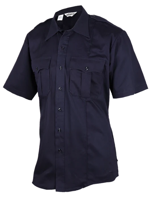 Elbeco SM2001NV+4XL HeroShield 100% Cotton Men's Bravo Short Sleeve Shirt