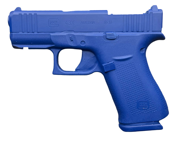 Blue Training Guns By Rings FSG43X-MOSNTP GLOCK 43X MOS w/No Top Plate