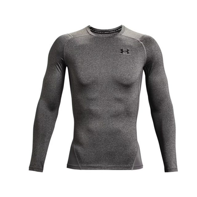 Under Armour 1361524-090-LGT Men's HeatGear Long Sleeve