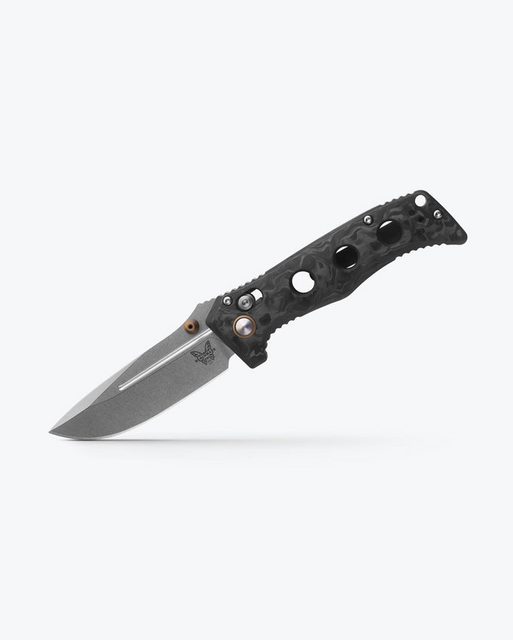 Benchmade 273-03 Mini Adamas | Marbled Carbon Fiber | Drop-point