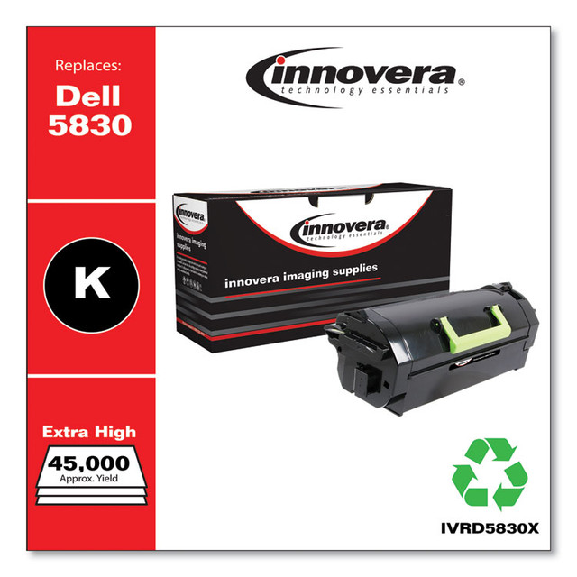 INNOVERA D5830X Remanufactured Black Extra High-Yield Toner, Replacement for 593-BBYT, 45,000 Page-Yield