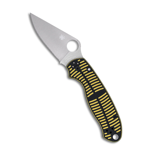 Spyderco C223GBKYLMCP Para 3 Salt Yellow/Black G-10 CPM MagnaCut