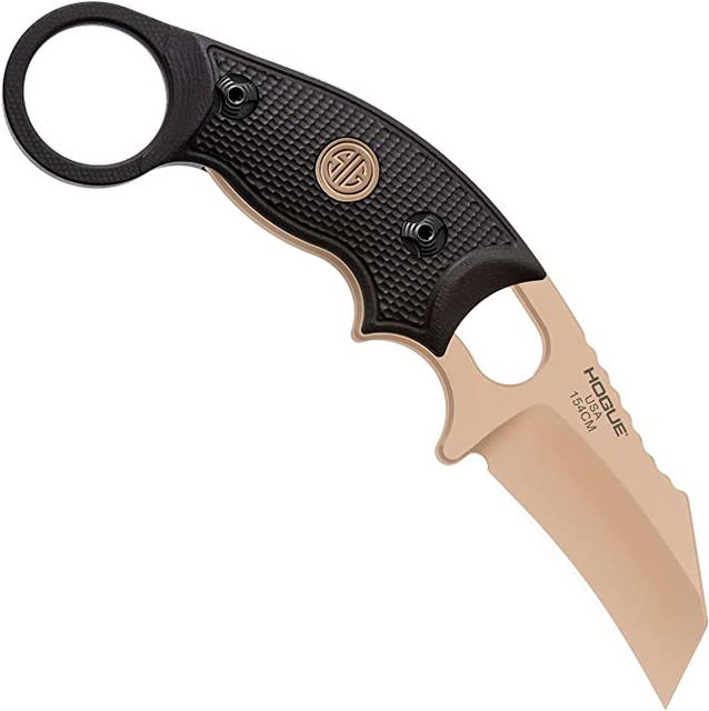 Hogue 34770 Trauma 3.5 Fld SF Ser Blk G10 Sld Blk