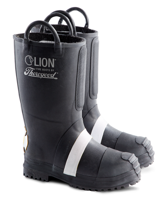 LION Essentials 807-6003-10.5WW HellFire - 14"" Felt Insulated Rubber Boot