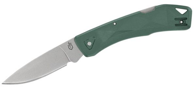 Gerber Gear 1074496 LST Ultra Lockback Folding Knife 2.7"" Stonewashed Drop Point Blade, Baltic Haze Green GFN Handles - 1074496