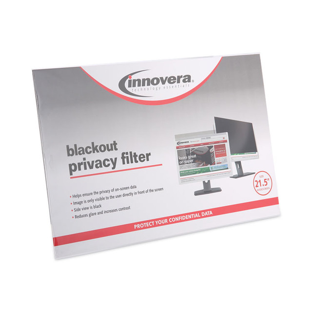 INNOVERA BLF215W Blackout Privacy Filter for 21.5" Widescreen Flat Panel Monitor, 16:9 Aspect Ratio