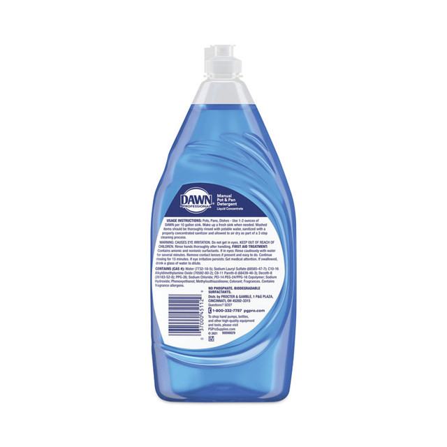 PROCTER & GAMBLE Dawn® Professional 45112EA Manual Pot/Pan Dish Detergent, 38 oz Bottle