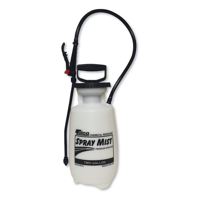 TOLCO CORPORATION 150012 Chemical Resistant Tank Sprayer, 2 gal, 0.63" x 28" Hose, White