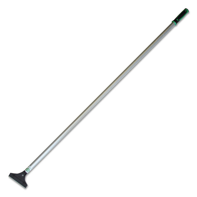 UNGER LH12C Light-Duty Scraper w/48" Handle, One 4" Reversible Blade