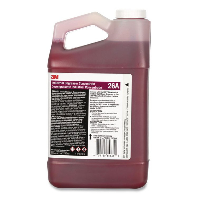 3M/COMMERCIAL TAPE DIV. 26A Industrial Degreaser Concentrate 26A, 0.5 gal Bottle, 4/Carton