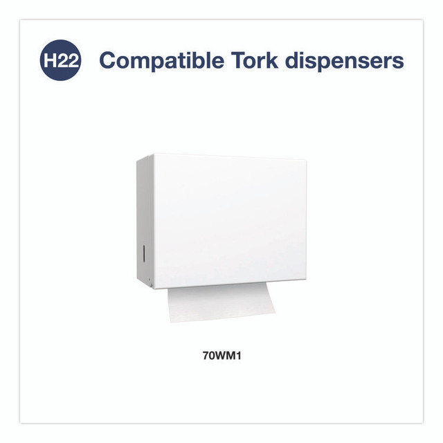 SCA TISSUE Tork® 2247020 Dairy Towel, 1-Ply, 9.12 x 10.25, Natural, 250 Sheets/Pack, 16 Packs/Carton