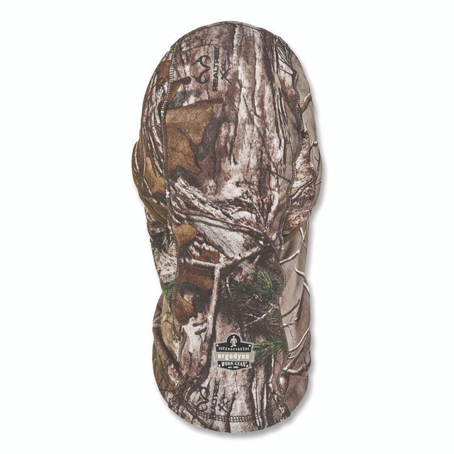 TENACIOUS HOLDINGS, INC. ergodyne® 16833 N-Ferno 6823 Hinged Balaclava Face Mask, Fleece, One Size Fits Most, Realtree Edge
