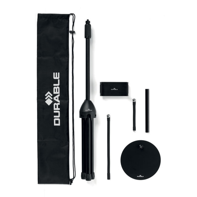 DURABLE OFFICE PRODUCTS CORP. 894301 TWIST COMBI Black Table and Floor Tablet Stand, Black