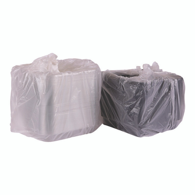 ECO-PRODUCTS,INC. EPPTOR9 100% Recycled Content 9" Premium Take Out Containers, 42 oz, 9 x 8.8 x 1.6, Black/Clear, Plastic, 50/Pack, 3 Packs/Carton