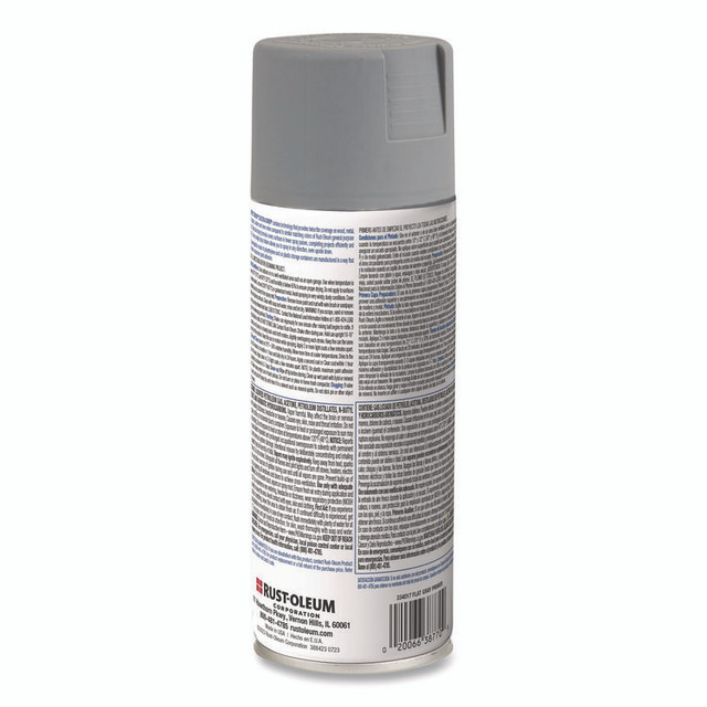 RUST-OLEUM CORPORATION 334017 Painter's Touch 2X Ultra Cover Spray Paint, Flat Gray, 12 oz Aerosol Can, 6/Carton