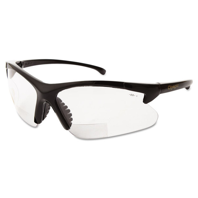 SMITH AND WESSON & 19878 V60 30 06 Reader Safety Eyewear, Black Frame, Clear Lens