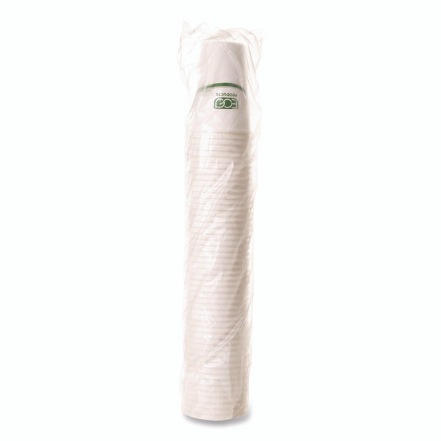 ECO-PRODUCTS,INC. EP-BHC20-GS GreenStripe Hot Cups, 20 oz, Paper, White, 50/Pack, 20 Packs/Carton