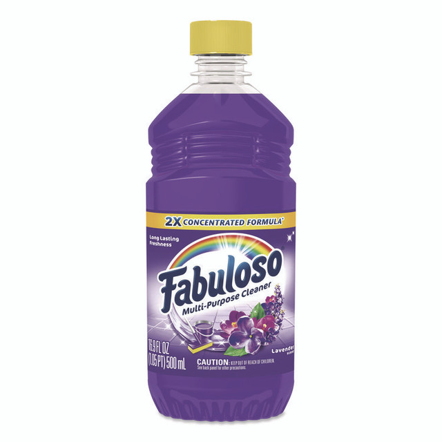 COLGATE PALMOLIVE, IPD. Fabuloso® 53105 Multi-Use Cleaner, Lavender Scent, 16.9 oz Bottle, 24/Carton