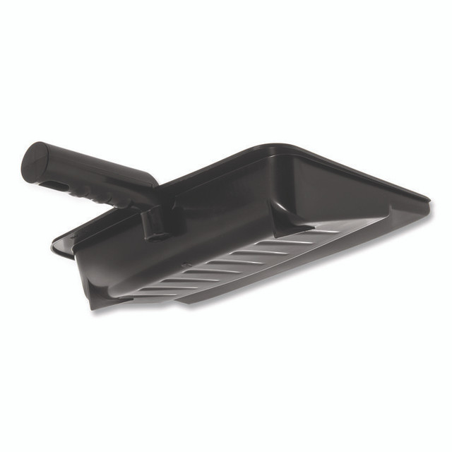 CFS BRANDS Carlisle 36143703 Flo-Pac Flexible Plastic Dustpan, 8 x 12, Plastic, Black
