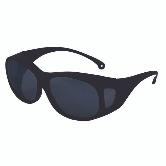 SMITH AND WESSON KleenGuard™ 20747 V50 OTG Safety Eyewear, Black Frame, Smoke Mirror Anti-Fog Lens
