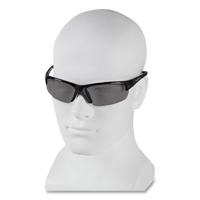 SMITH AND WESSON KleenGuard™ 21297 Equalizer Safety Glasses, Gunmetal Frame, Smoke Lens, 12/Box