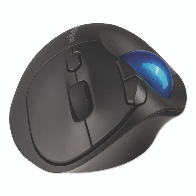 KENSINGTON 72194 Pro Fit Ergo TB450 Trackball, 2.4 GHz Frequency/6 ft Wireless Range, Right Hand Use, Black