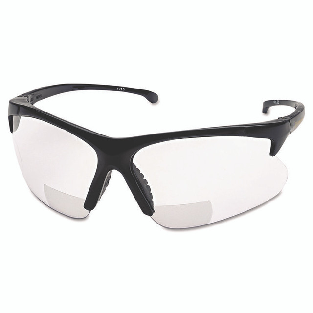 SMITH AND WESSON & 19891 V60 30-06 RX Safety Readers, Black Frame, Clear Lens, 2.5 Diopter