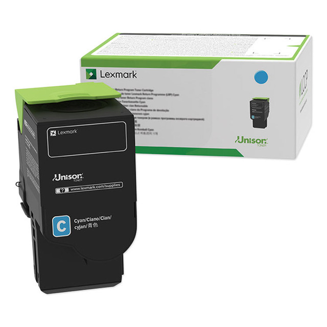 LEXMARK INT'L, INC. 78C1XCE 78C1XCE Extra High-Yield Toner, 5,000 Page-Yield, Cyan