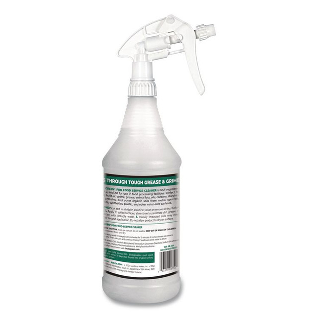 SUNSHINE MAKERS, INC. Simple Green® 0601032 Pro Food Service Cleaner Ready-To-Use, 32 oz Spray Bottle, 12/Carton